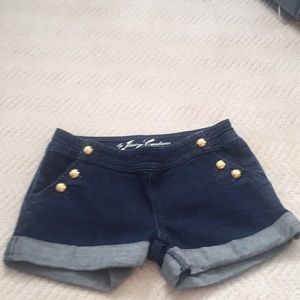 Juicy Couture sailor denim short size 24